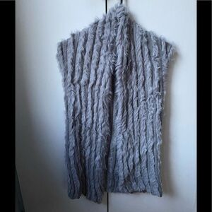 Collection Eighteen Rabbit Fur Vest Size S/M